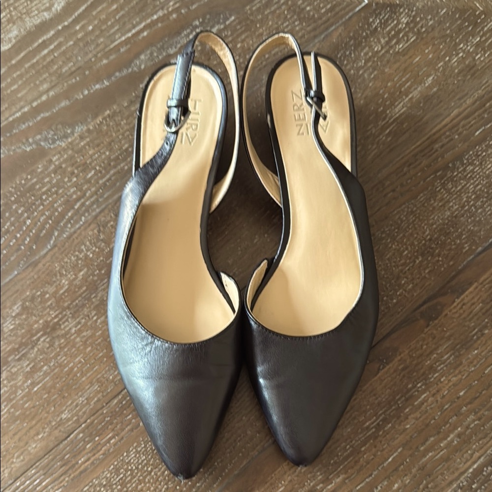 Naturalizer Banks Slingback Black Heels Sz 10 -40 - Main Image